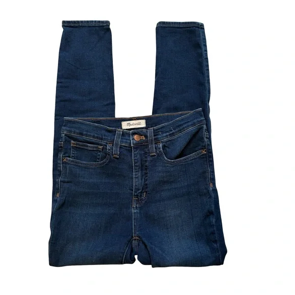 Madewell 9" Mid-Rise Skinny Jeans Patty Wash Style L9933, Sz 27 - Picture 6 of 16